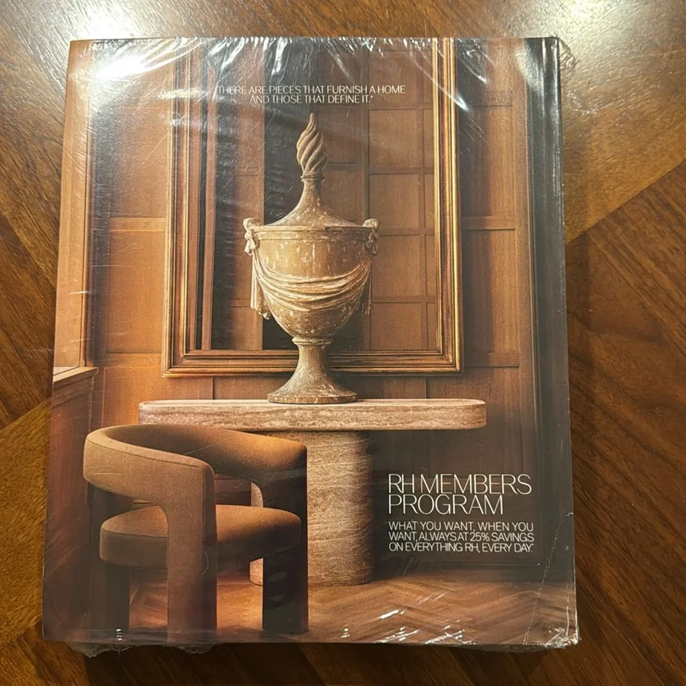 NEVER OPENED SET OF 4 RESTORATION HARDWARE CATALOGS - 2023-2021